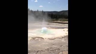 Yellowstone National Park Sawmill Geyser