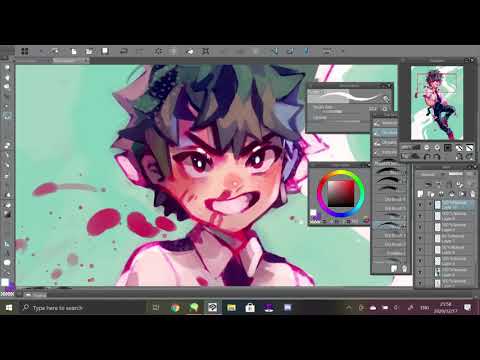 Deku BNHA // speedpaint