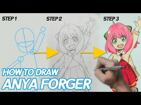 How To Draw Anya Forger - LIKE A PRO [Spy x Family]