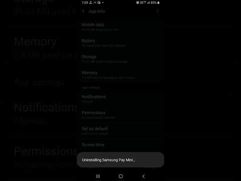 How to remove samsung pay mini Permanently #samsung #trending #5g #tech  #trendingshorts