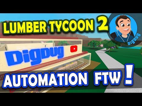 Automation on the 2nd floor in Roblox Lumber Tycoon 2!!