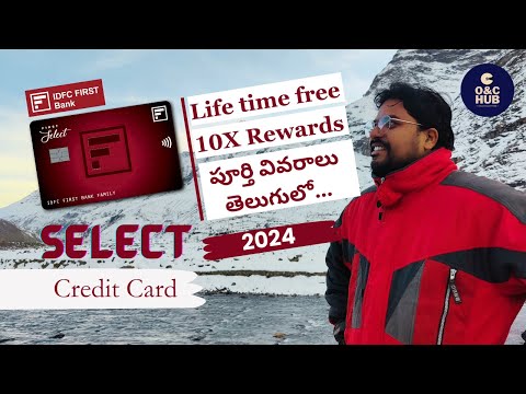 IDFC First Select credit card review in Telugu | Apply IDFC lifetime free credit card | Benefits