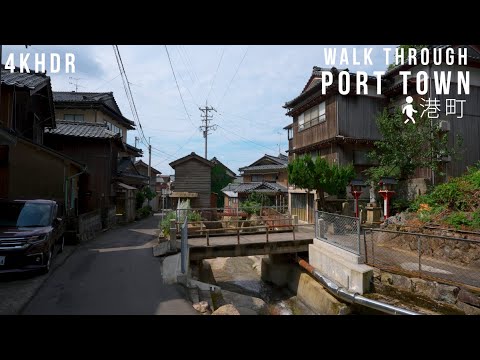 [4KHDR]Strolling in the front and back streets of a port town [Japan]散策 港町の表通りと裏通り[福井]