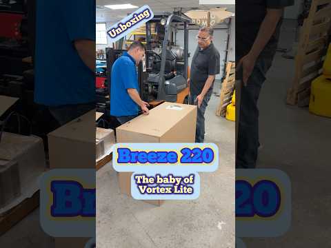 Unboxing of Mytee￼ Breeze 220. Two LX motors give you truck mount vacuum. 200° heat.