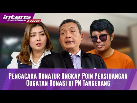 LIVE! Kuasa Hukum Donatur Ungkap Terkait Point Persidangan Gugatan Donasi Di PN Tangerang