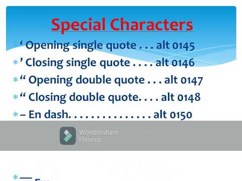 PAANO MAKUHA ANG ll Special Characters & PC Keyboard Shortcuts PART3