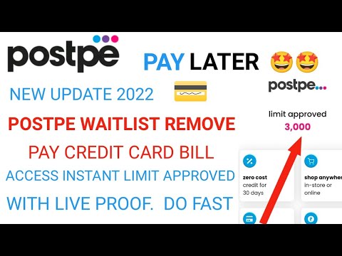 PostPe waitlist remove trick | postpe waitlist remove without any rafer 2022