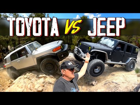 Jeep vs. Toyota vs. Razor Rocks: Which Is the Better Off-Roader?