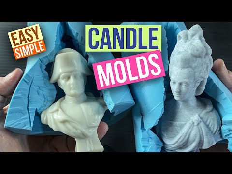 Simple Silicone Molds For Sculpted Candles