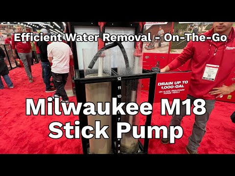 Milwaukee M18 Stick Pump  – Fast, Powerful & Cordless!