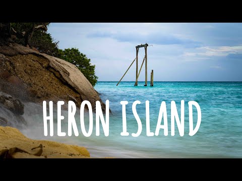 A Remote Island on the Southern Tip of Great Barrier Reef, HERON ISLAND グレートバリアリーフ南端の孤島ヒーロンアイランド