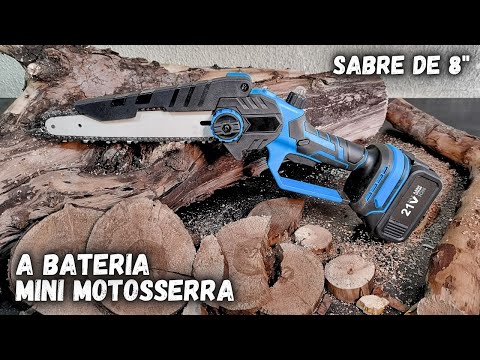 Ótimo Custo-Benefício no Aliexpress - Eletrosserra Drillpro a Bateria com Motor Brushless e Sabre 8"