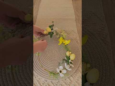 DIY Easter Hoop Styling #shorts #homedecoration #diyhomedecor