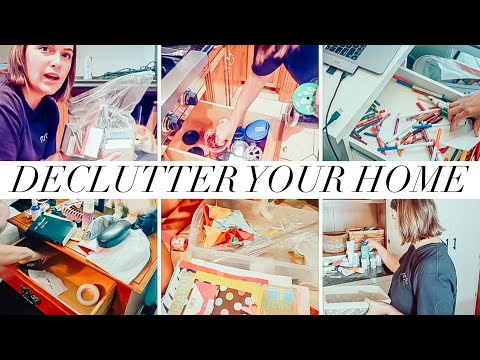 DECLUTTER YOUR HOME WITH ME! GET RID OF YOUR JUNK & ANXIETY | THE SIMPLIFIED SAVER