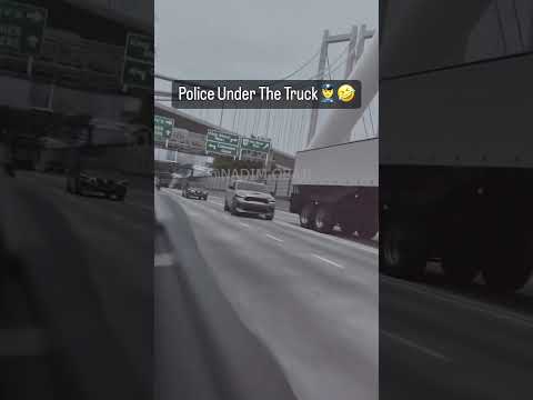 Cop Hides Under 18 Wheeler #rap #newmusic #carchases #truck #police #highwaypatrol #nyc