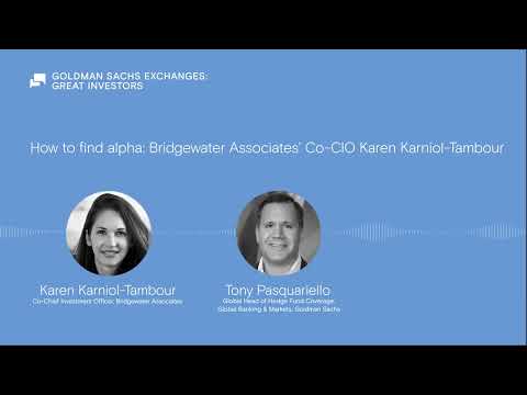 How to find alpha: Bridgewater Associates’ Co-CIO Karen Karniol-Tambour