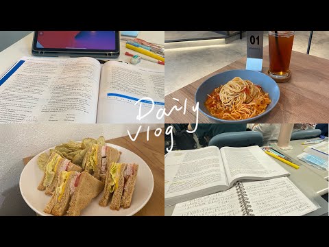 DAILY VLOG｜study with me 📚 期中考後的咖啡廳讀書日常 ☕️