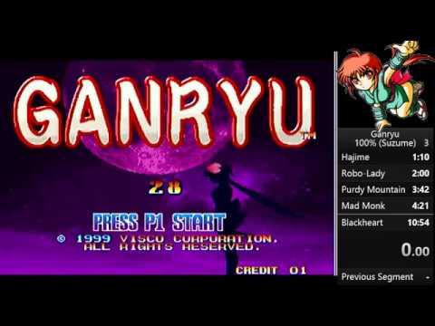 Ganryu (ARC/Neo Geo) 100% All Hostages Speedrun - Suzume