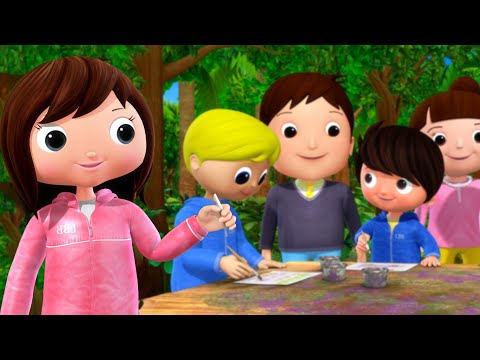 Nature's Paintbrush: Creating Art with Natural Colors | Fun Baby Songs | Classic Baby Songs