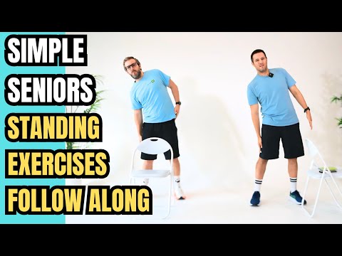 10-Minute Standing Exercises for Seniors - Fun & Easy Fitness Routine For Older Adults