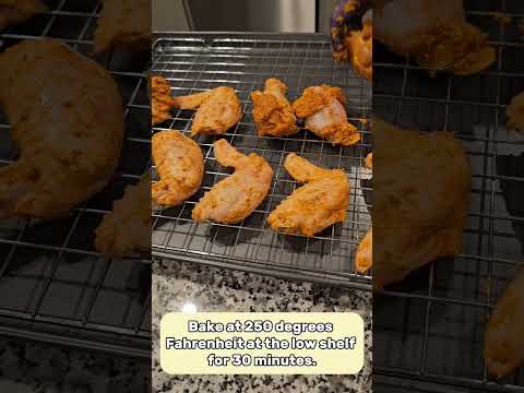 Delicious Oven baked chicken wings #foodie #shorts #chickenwings #ovenbaked