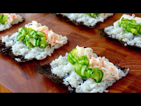 Easy and Delicious Cucumber Kimbap Recipe! Amazing!