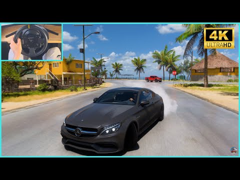 Mercedes-Benz C63 AMG - Forza Horizon 5 | Thrustmaster TX Steering Wheel Gameplay