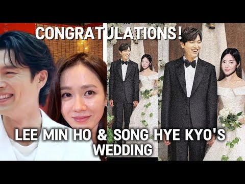 SON YE JIN & HYUN BIN  INVITED TO LEE MIN HO & SONG HYE KYO'S WEDDING!