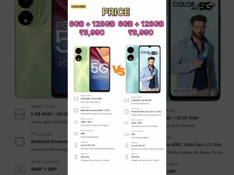 Itel p55 5G vs Itel Color Pro 5G !! itel p55 5g review 👍₹8,990 me 5g phone#technicalguruji #shorts