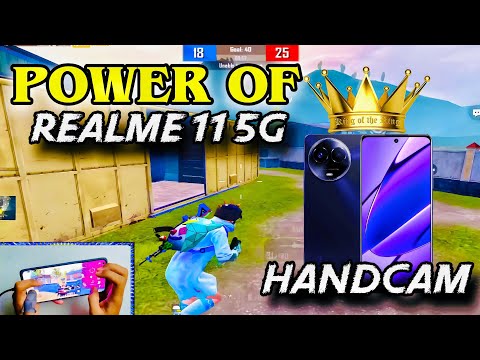 BGMI HANDCAM | POWER🥵 OF REALME 11 5G