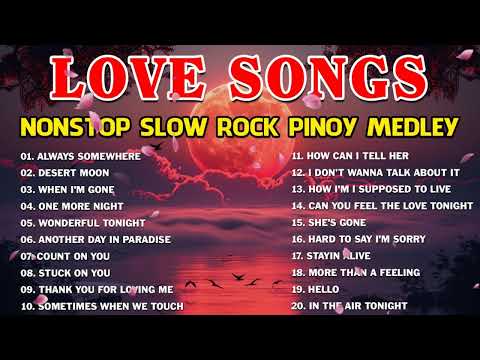 Slow Rock Love Songs Nonstop 🎶 Greatest Relaxing Love Hits 70s 80s 90s 💋 Timeless Love Playlist