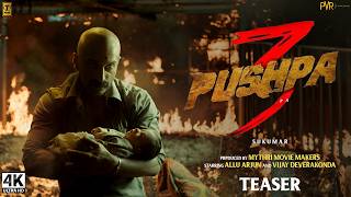 PUSHPA 3 : The Rampage - Hindi Trailer | Allu Ajrun, Rashmika M, Fahadh | Sukumar | Pushpa 2 Movie