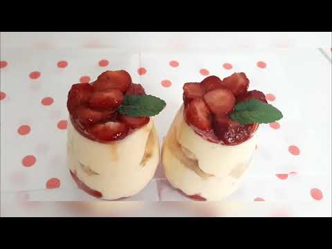 Tiramisu à la fraise et à la vanille en verrine : dessert frais, rapide et trop bon!!!!