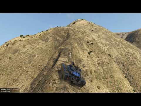 GTA Online - Khanjali Tank takes on Mt Chiliad