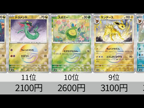 【ポケカ】マスターボールミラー全種_最新相場ランキング_テラスタルフェスex【Pokémon cards】Market price of Prismatic Evolution