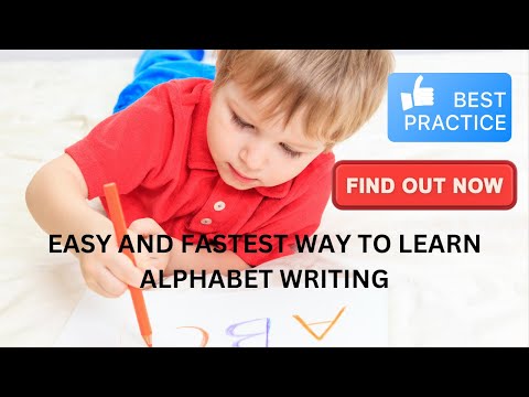 write alphabets- ABC Writing Practice for Kids | learn the fastest way to write ABC in a week