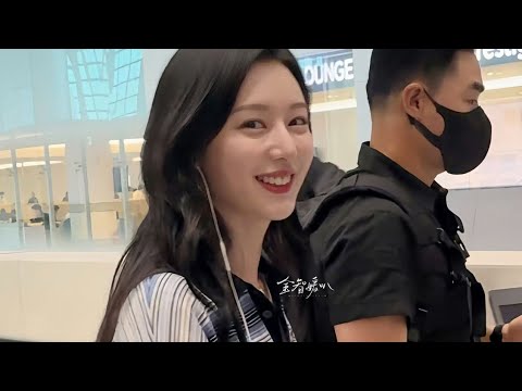 [20240823] Kim Jiwon at Incheon airport heading to Bangkok for fan meeting