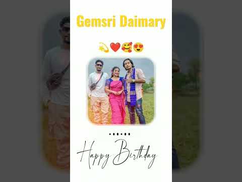 Happy Birthday 🍰 Gemsri Daimary #bodo #shorts #youtubeshorts