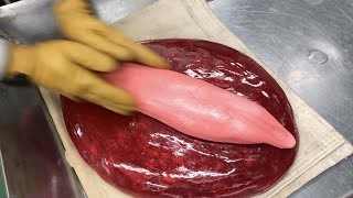 How to make handmade candy / Japan / Kyoto / apple candy / making