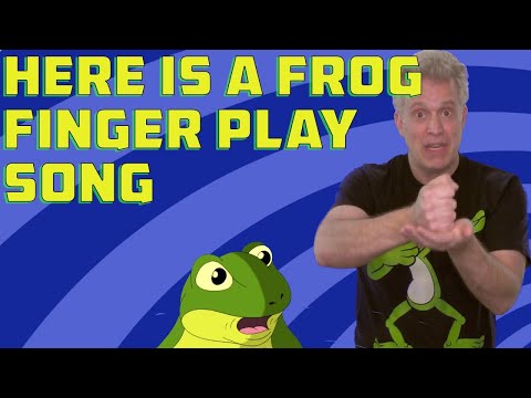 Here is a Frog - Circle Time Finger Play Song for preschool, toddlers, kindergarten