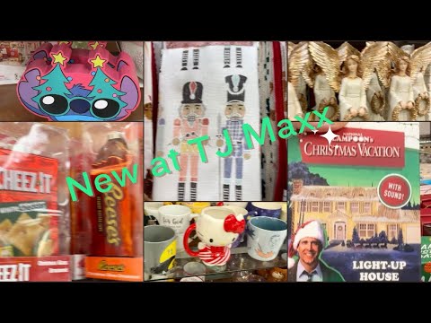 NEW TJ Maxx holiday 2024 #viralvid #browsewithme #shoppingvlog #pinkmas #tjmaxxfinds #christmas2024