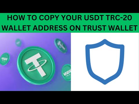 HOW TO COPY YOUR USDT TRC-20 WALLET ADDRESS ON TRUST WALLET