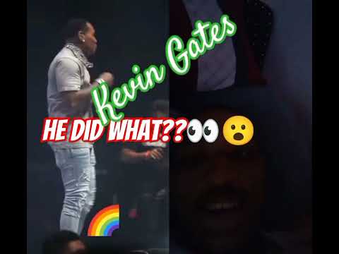 Kevin Gates🌈👀😮😱 #kevingates #concert #rap #hiphop #tired #live #gettoknowme