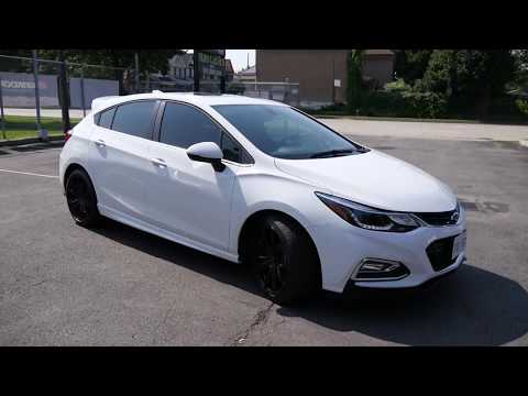 2018 CHEVROLET CRUZE HATCHBACK RS WITH 18 INCH CUSTOM BLACK RIMS