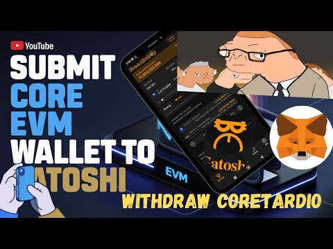 SATOSHI UPDATE|| How to create CORE BLOCKCHAIN wallet address || withdraw $CTO.