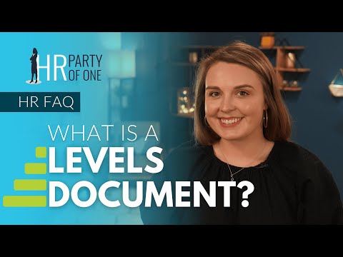 What Is a Levels Document?