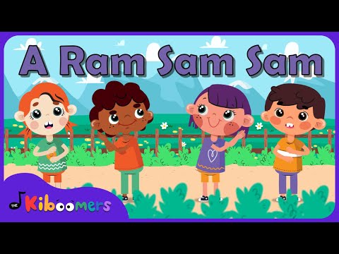 A Ram Sam Sam  - The Kiboomers Silly Songs for Kids - Fun Action Song Dance