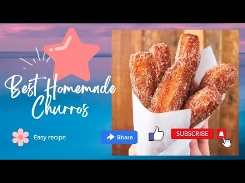 Homemade Churros #churros #easychurrosrecipe #snack #snacksforkids #tasty