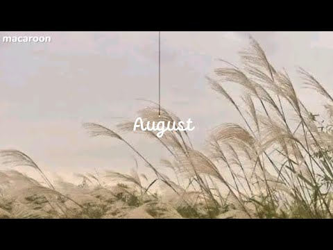 August - Taylor Swift (Lyric Video)