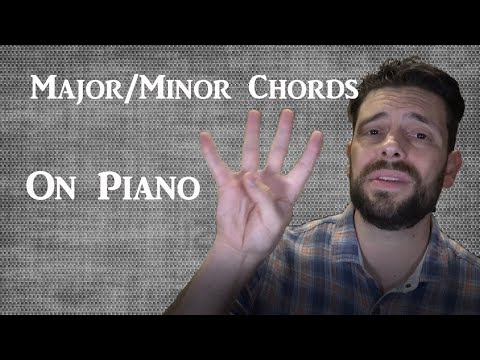 How to Play Major and Minor Chords on the Piano